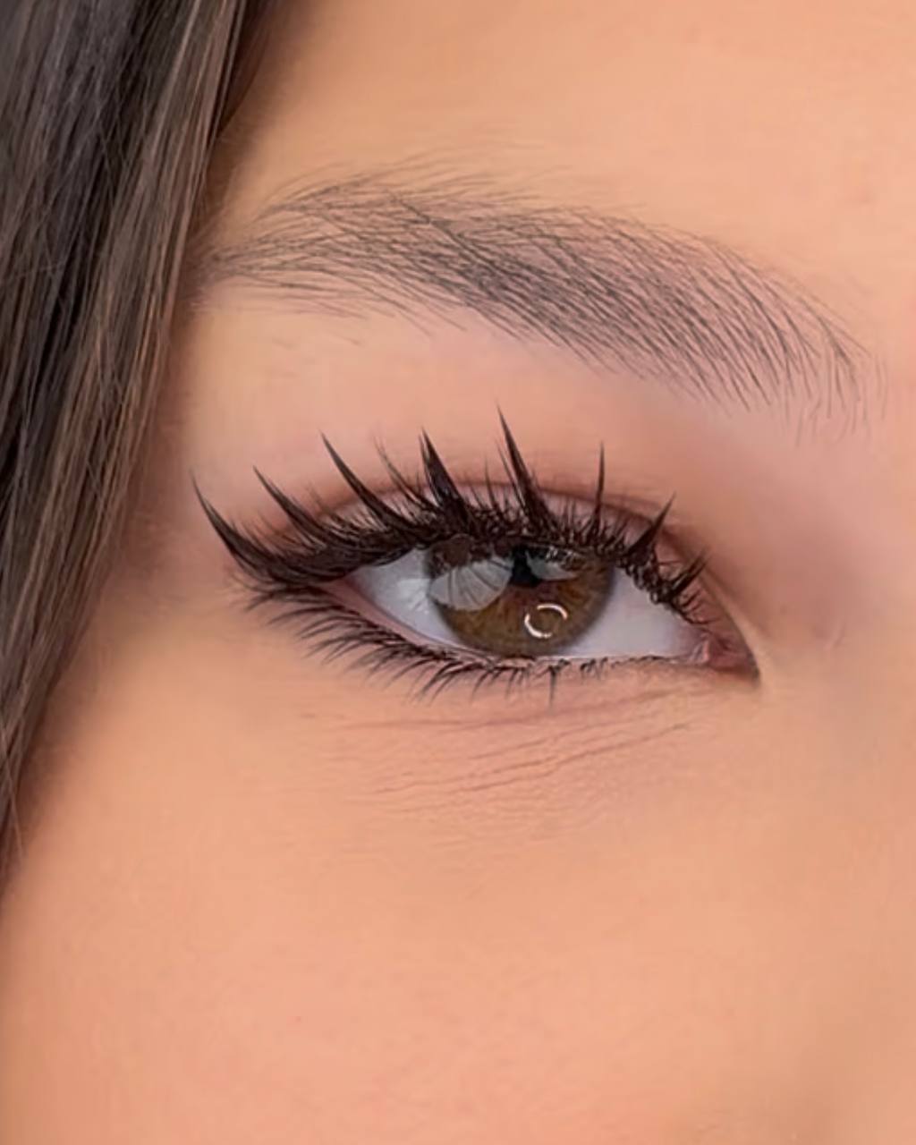 Upper and bottom LED lash extensions